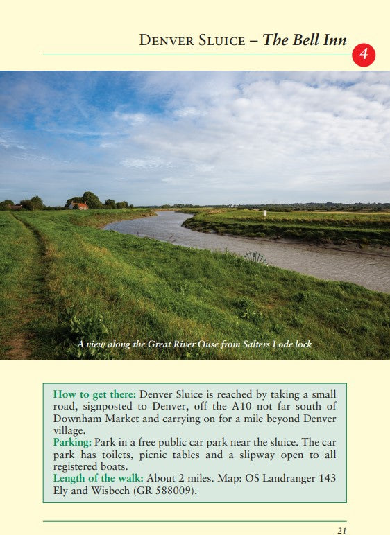 Pub Walks in Norfolk book sample page