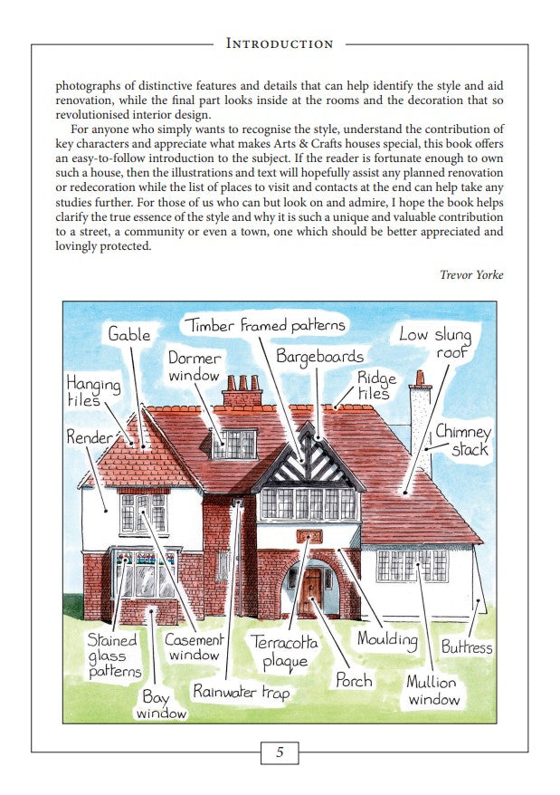 Arts & Crafts House Styles book sample page