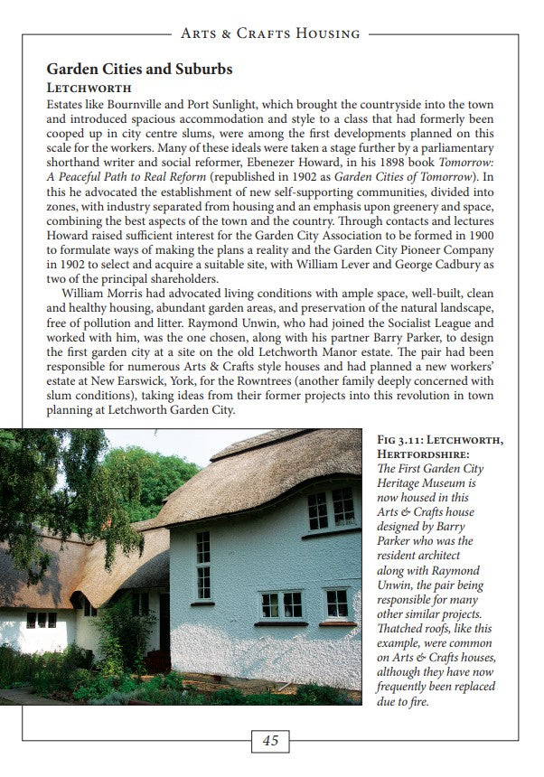 Arts & Crafts House Styles book sample page