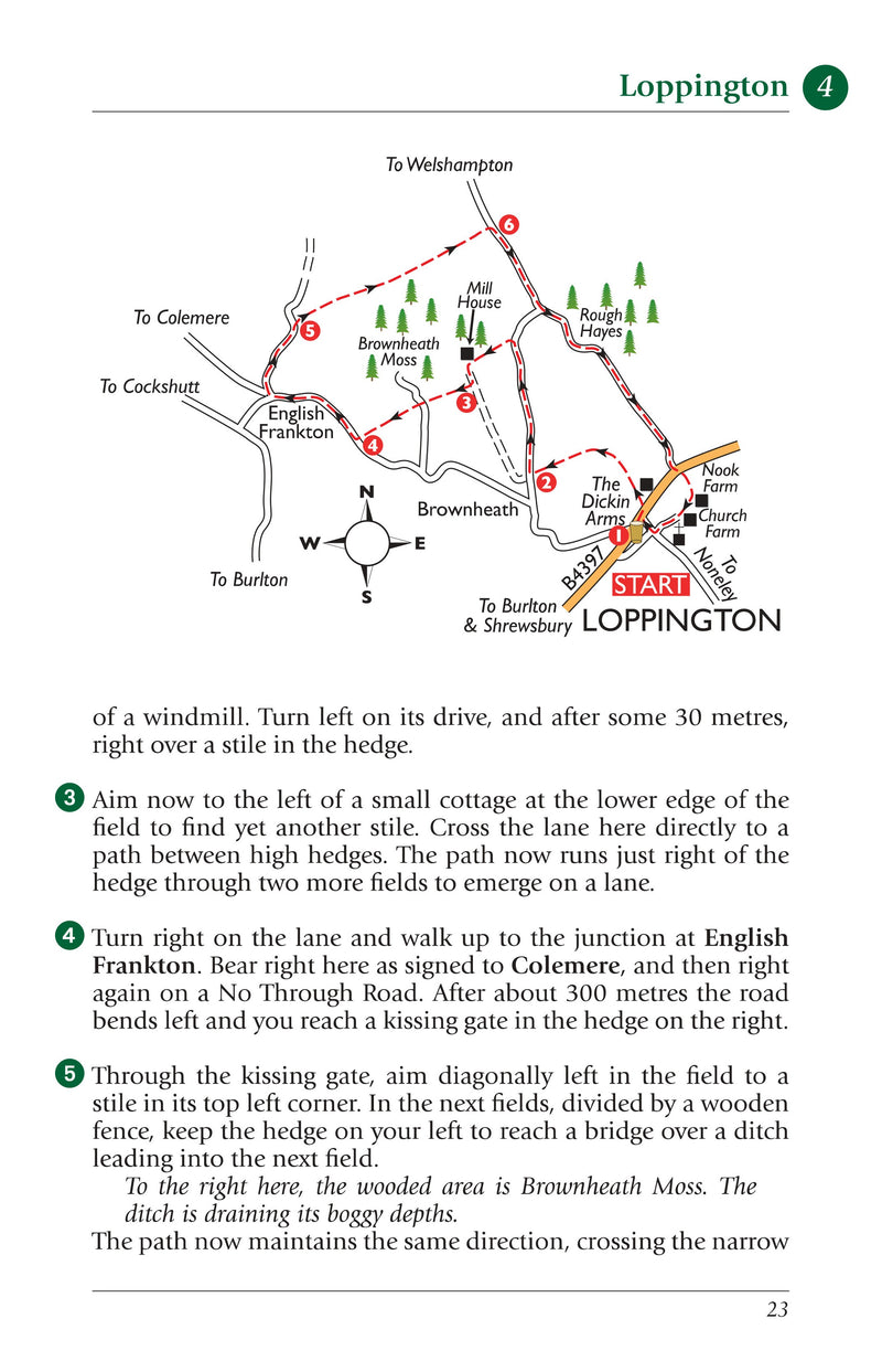 Shropshire Pub Walks 20 of the best circular routes sample page