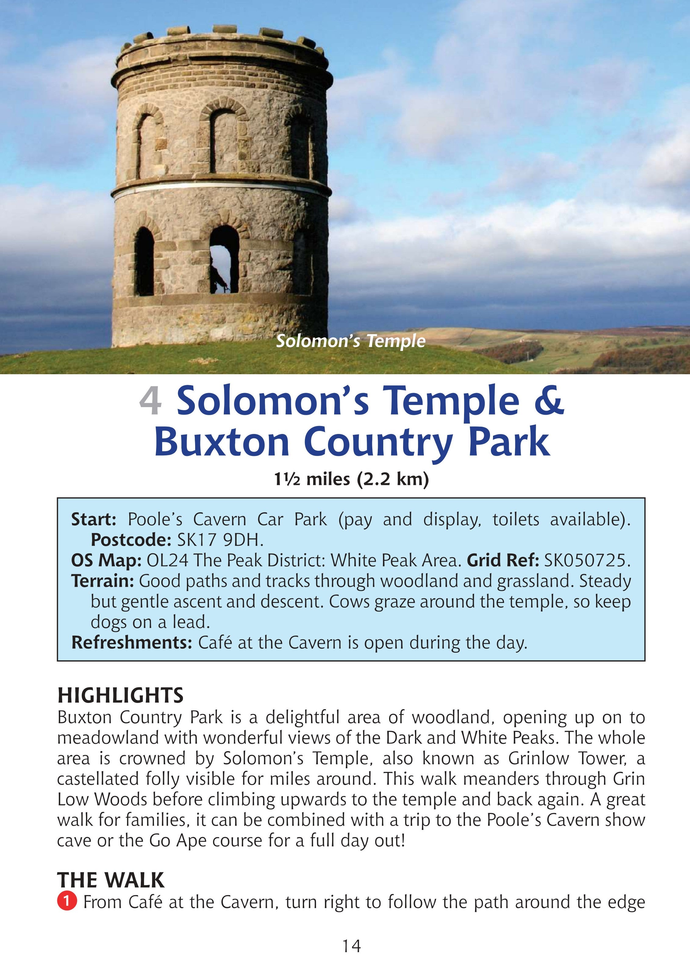 Short Walks in Derbyshire & the Peak District 20 circular walks for all the family sample page