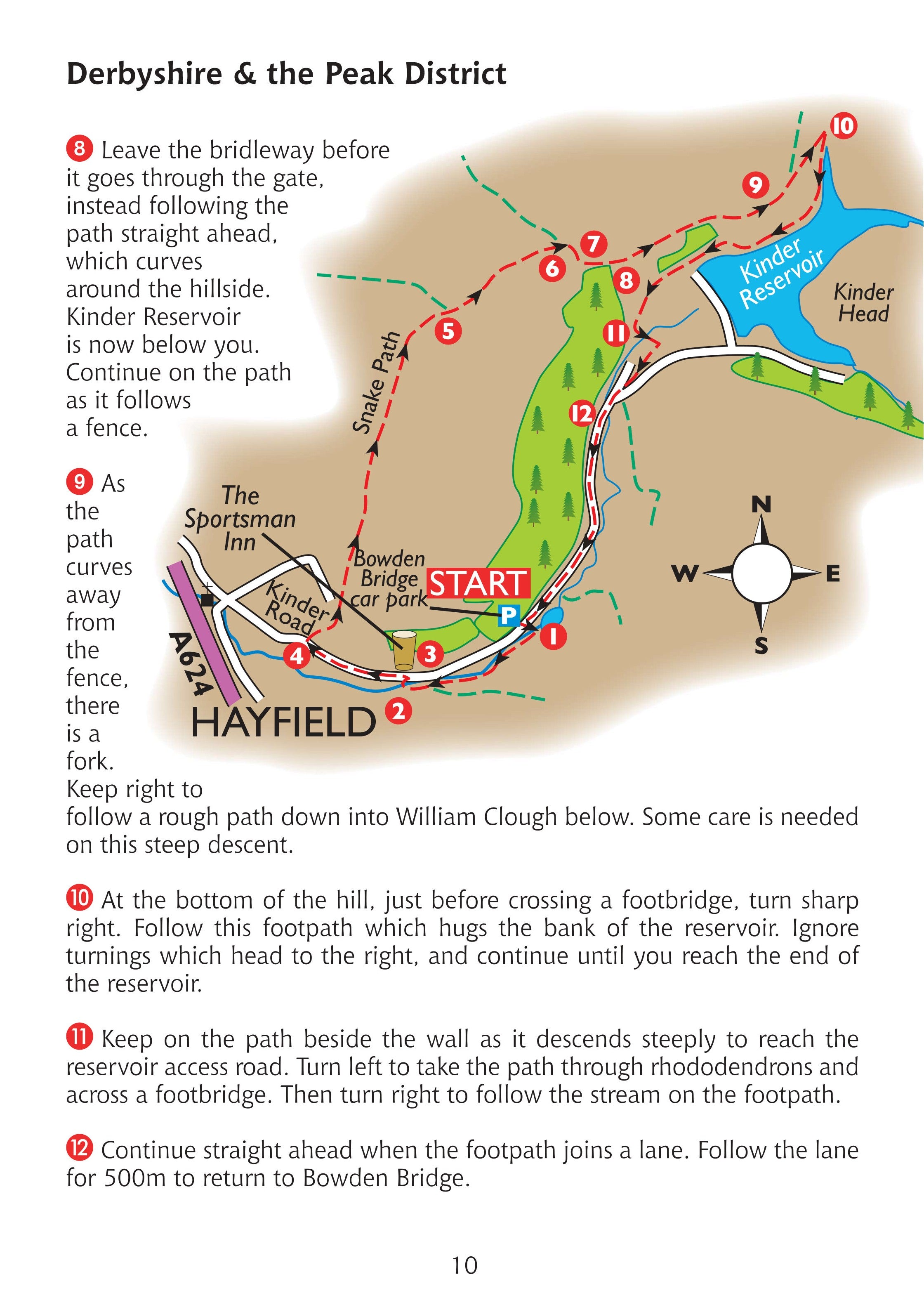 Short Walks in Derbyshire & the Peak District 20 circular walks for all the family sample page