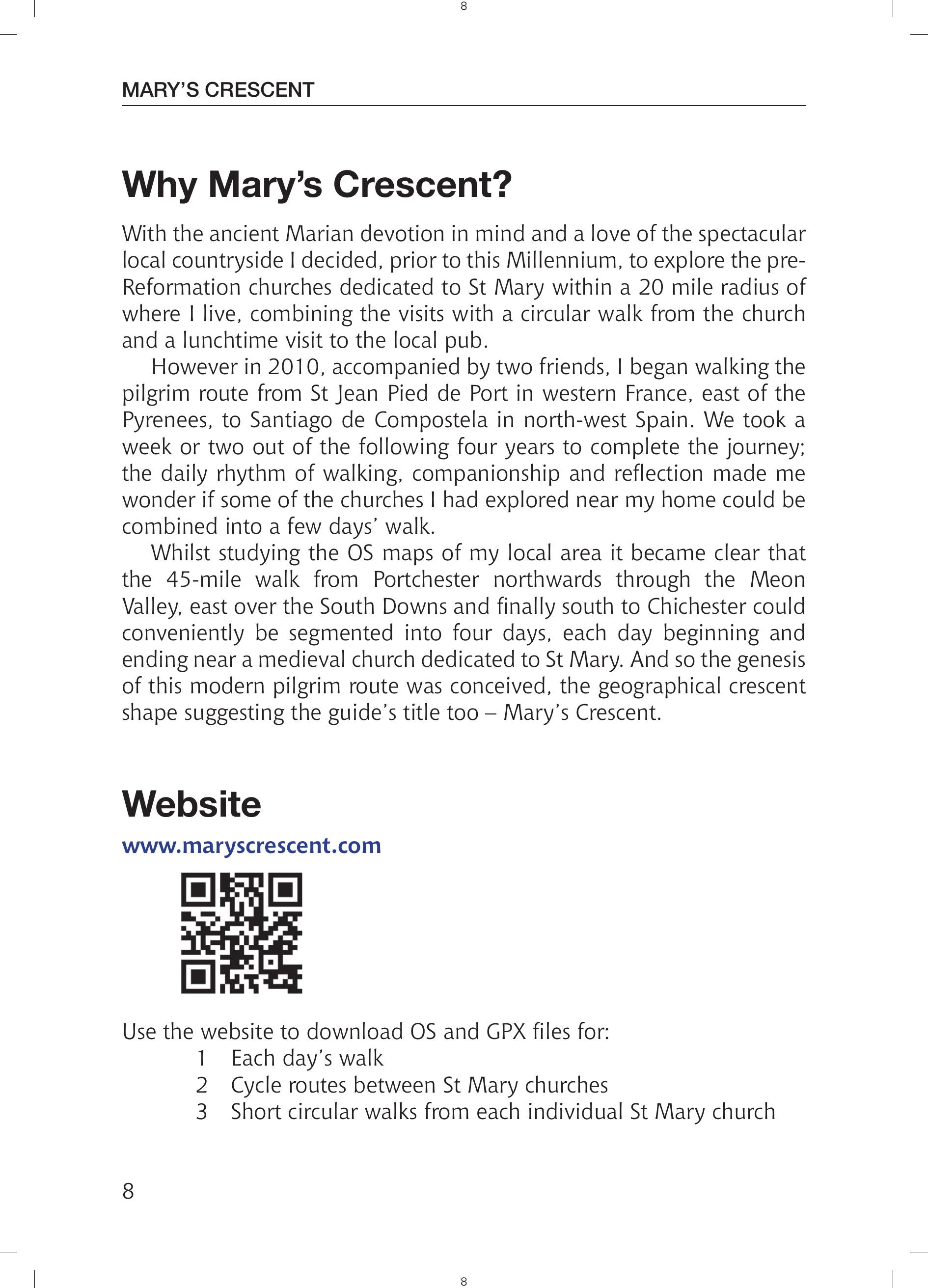 Mary's Crescent - A four-day walk from Portchester Castle to Chichester Cathedral, through the South Downs National Park