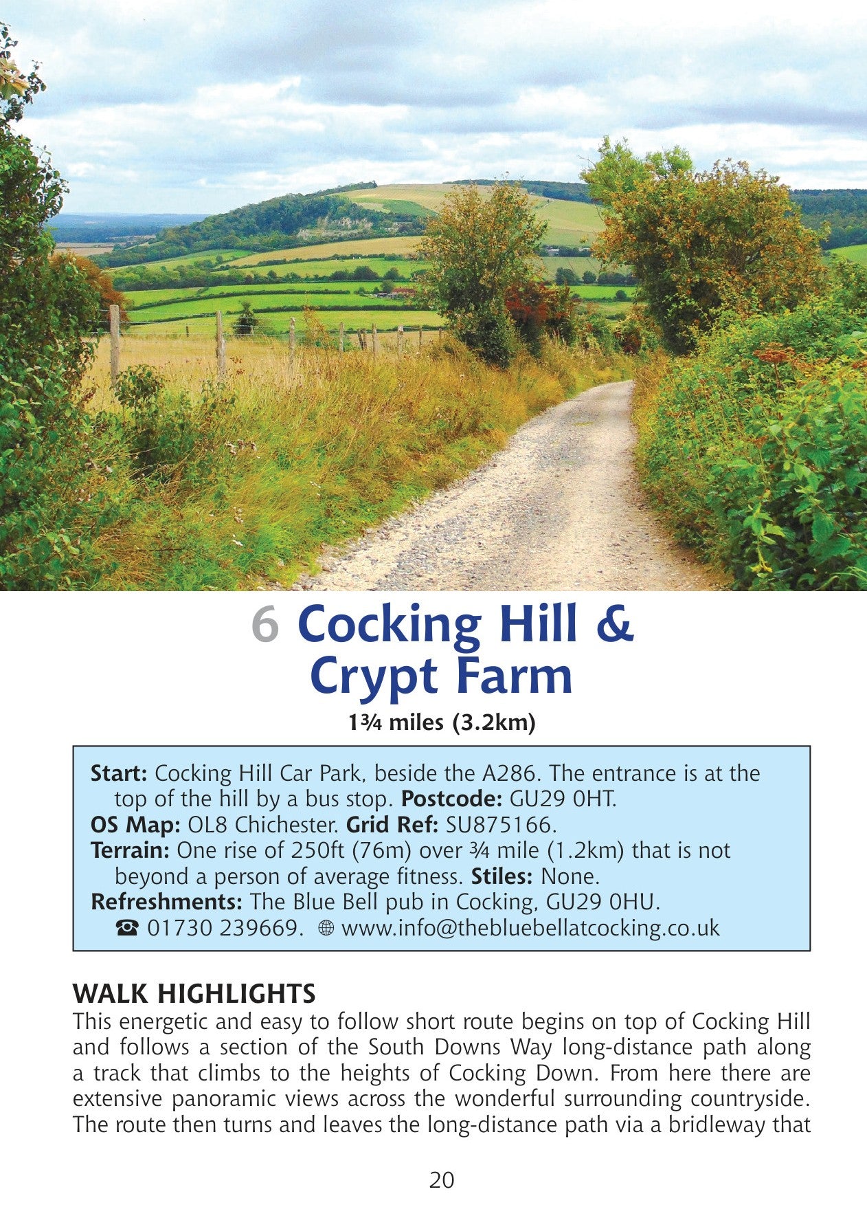 Short Walks in West Sussex 20 circular walks for all the family sample walk