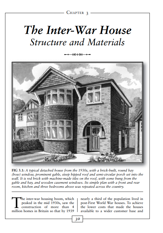 1930s House Explained the inter-war house structure & materials