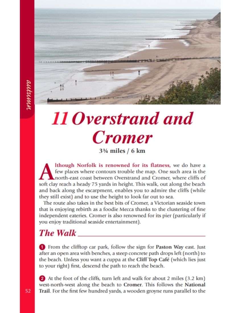 Norfolk Year Round Walks Overstrand & Cromer autumn walk