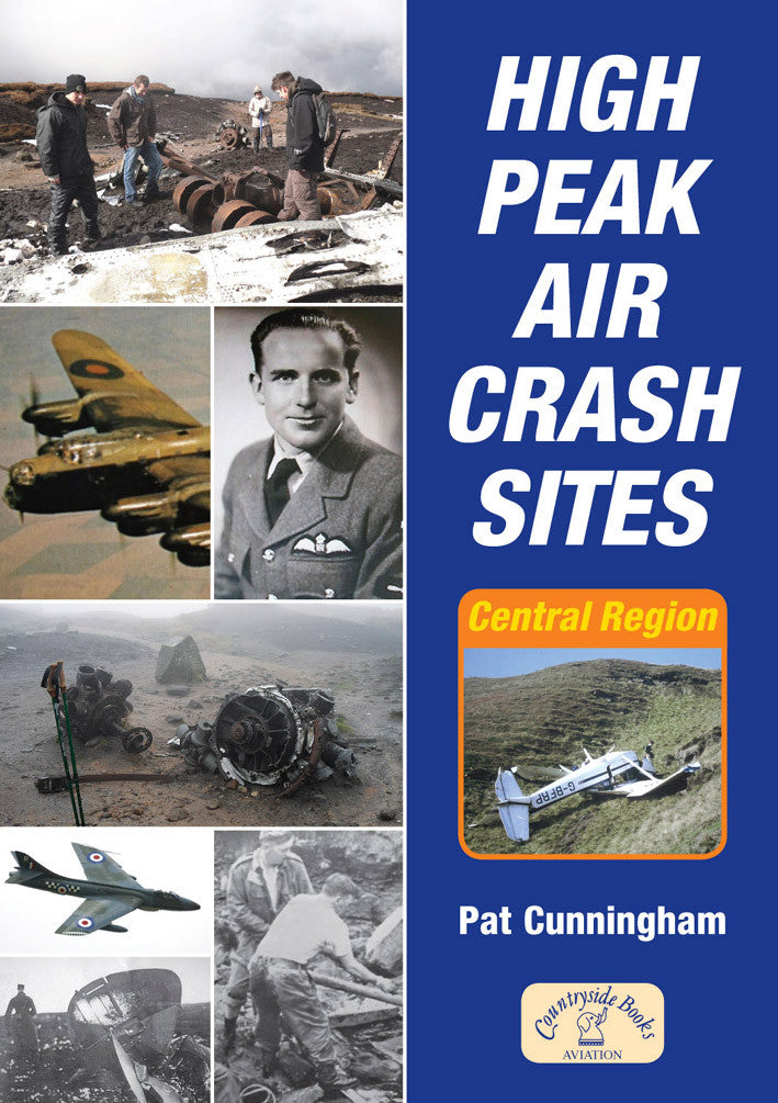 High Peak Air Crash Sites book cover. Peak District. 