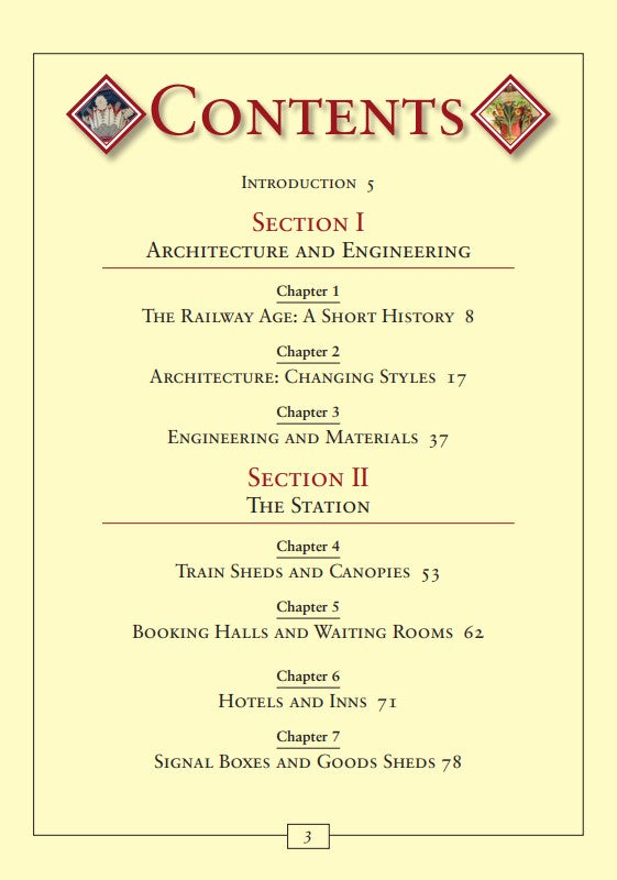 Britain's Railway Architecture & Heritage what's in the book contents