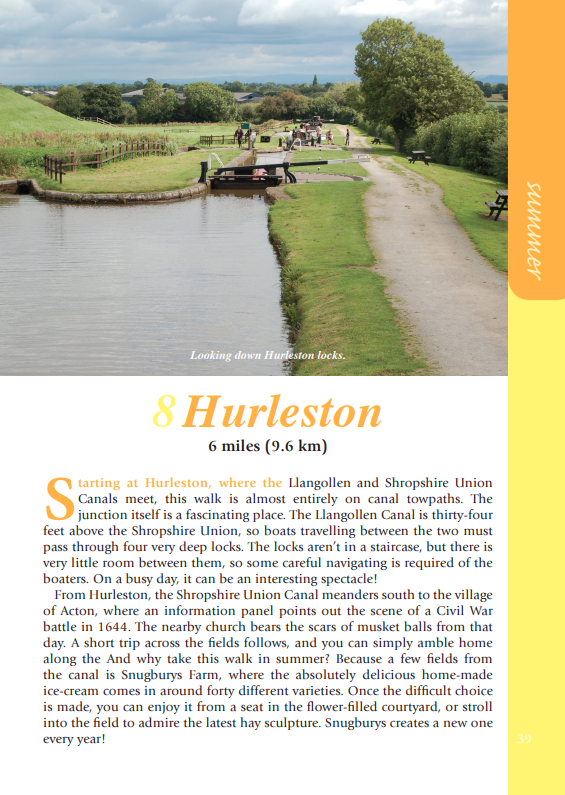 Cheshire Year Round Walks Hurleston summer walk