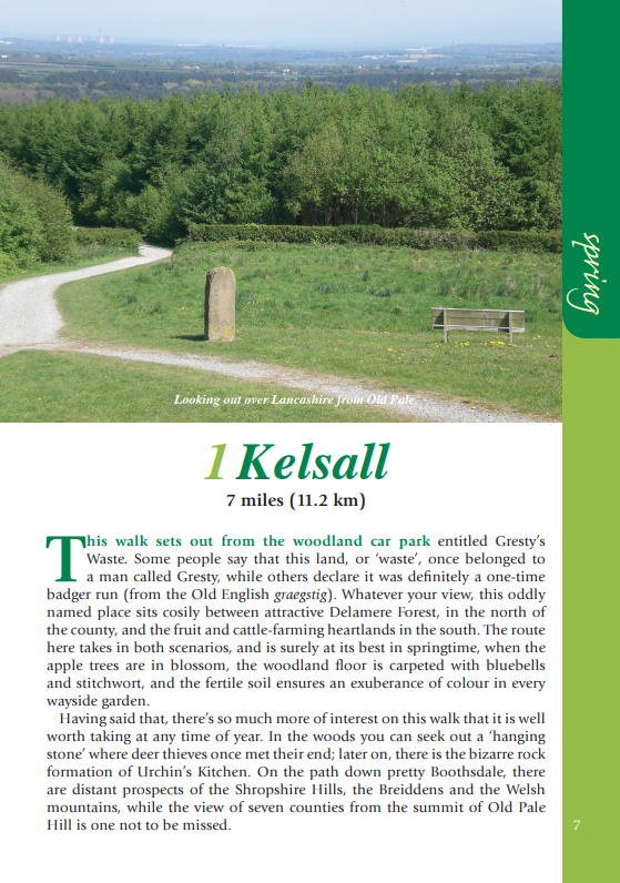 Cheshire Year Round Walks Kelsall spring circular walk