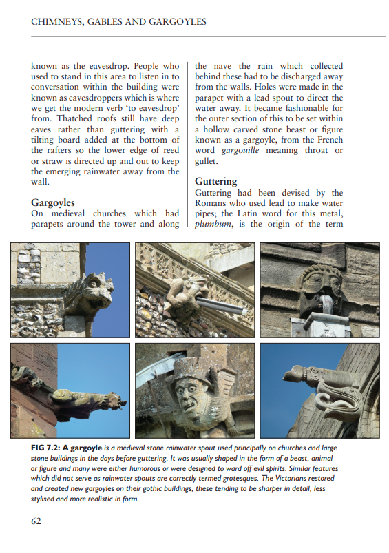Chimneys Gables & Gargolyes guttering