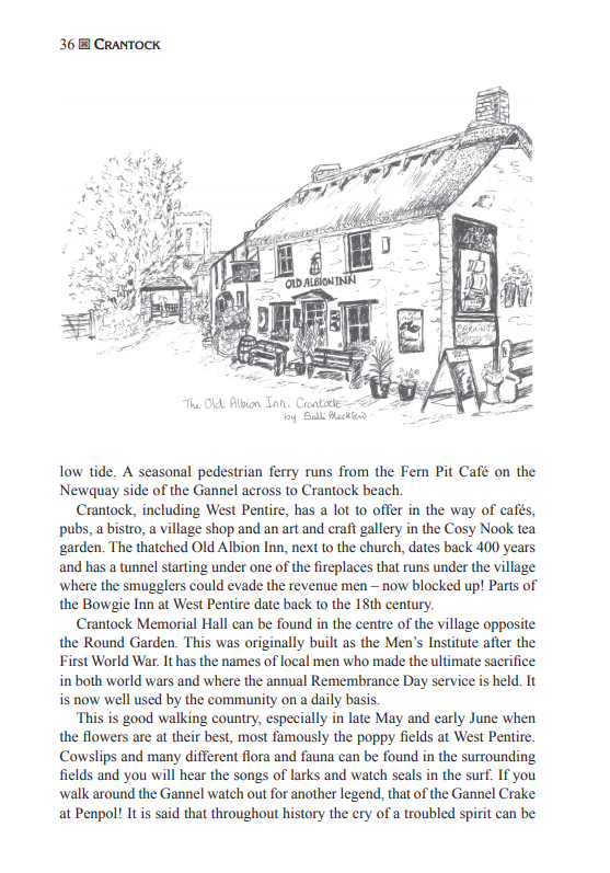 The Cornwall Village Book Old Albion Inn Crantock
