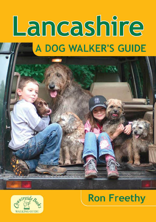 Lancashire A Dog Walker's Guide book cover. Local Dog Walks.