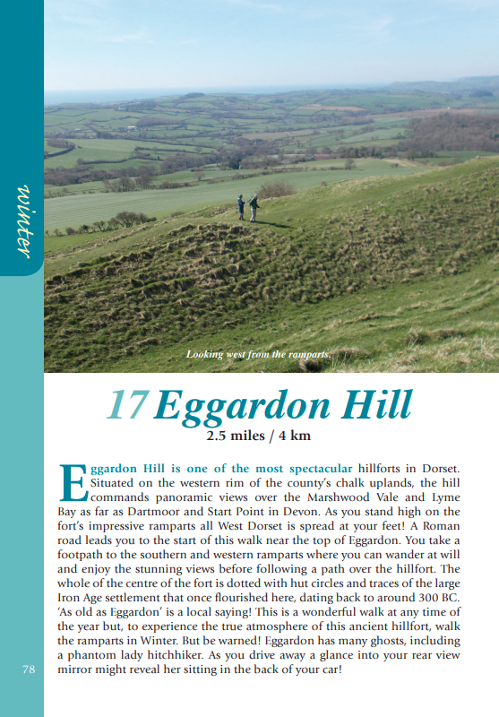 Dorset Year Round Walks Eggardon Hill winter walk