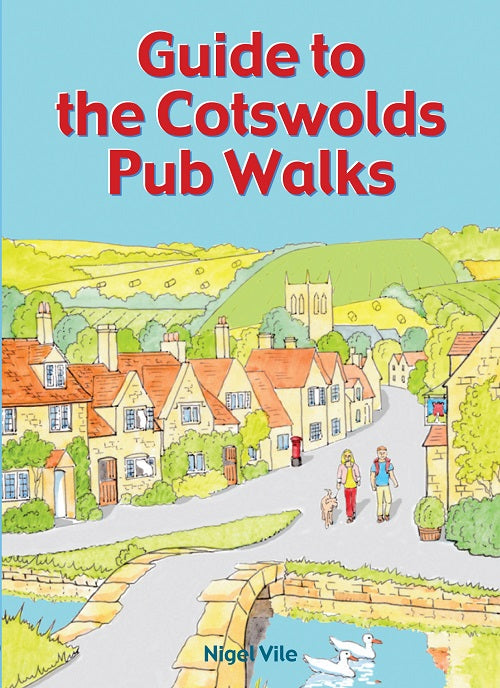 Guide to the Cotswolds Pub Walks book cover. Pocket walking guide series.