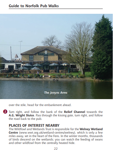 Guide to Norfolk Pub Walks Jenyns Arms Inn