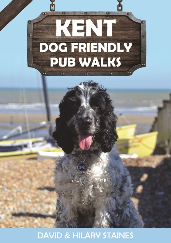 Kent Dog Friendly Pub Walks front cover. 20 dog walks