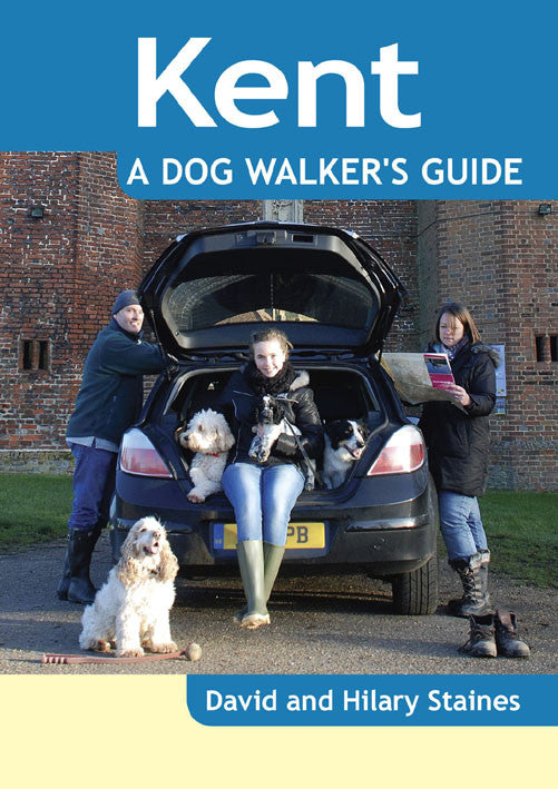 Kent A Dog Walker's Guide book cover. Local Dog Walks.