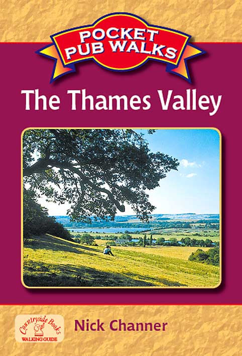 Pocket Pub Walks in the Thames Valley book cover. Walking guide to the best walks in the Thames Valley countryside.