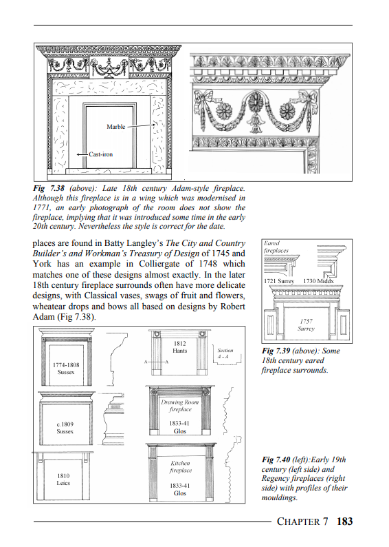 Period House Fixtures & Fittings fireplaces 18th century