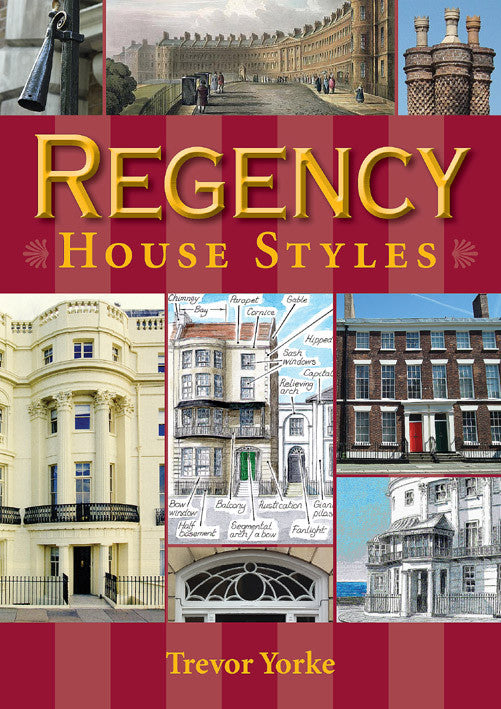 Regency House Styles book cover. Guide to English architectural style.