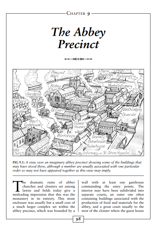 The English Abbey Explained - the abbey precinct