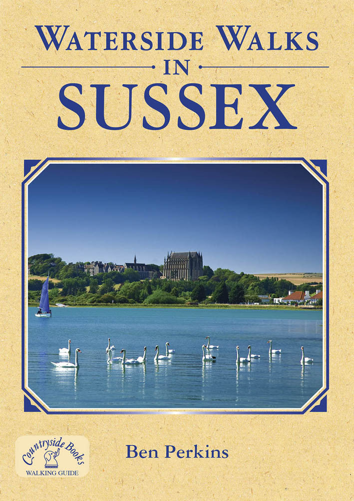 Waterside Walks in Sussex book cover.  20 river and canal walks.