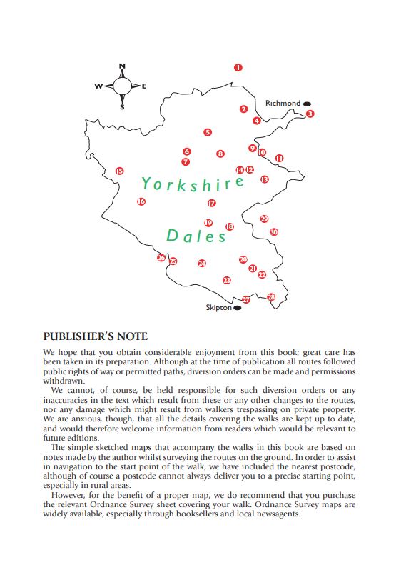 Yorkshire Dales 30 Pub Walks: Walking Routes, Maps & Pub Recommendations 