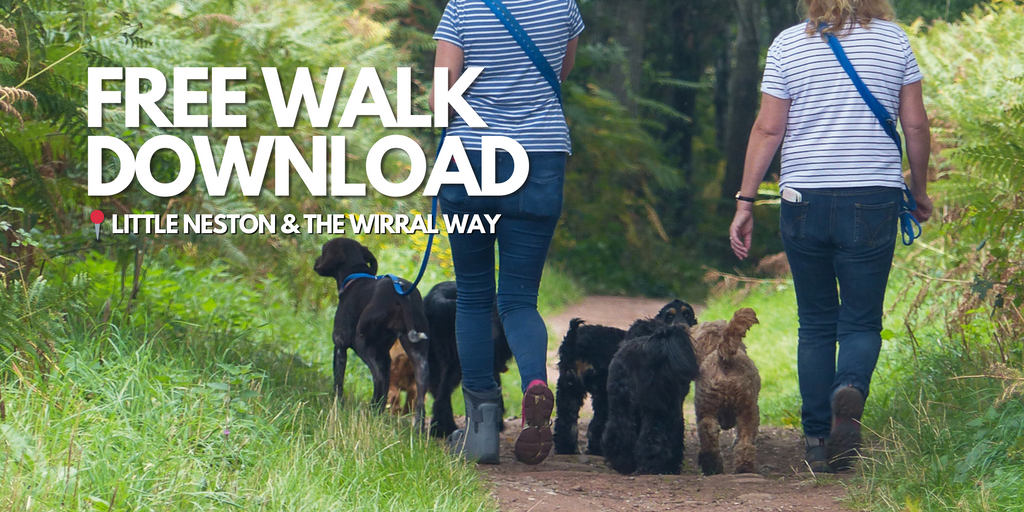 FREE Cheshire Dog Walk: Little Neston & The Wirral Way (4.5 miles)