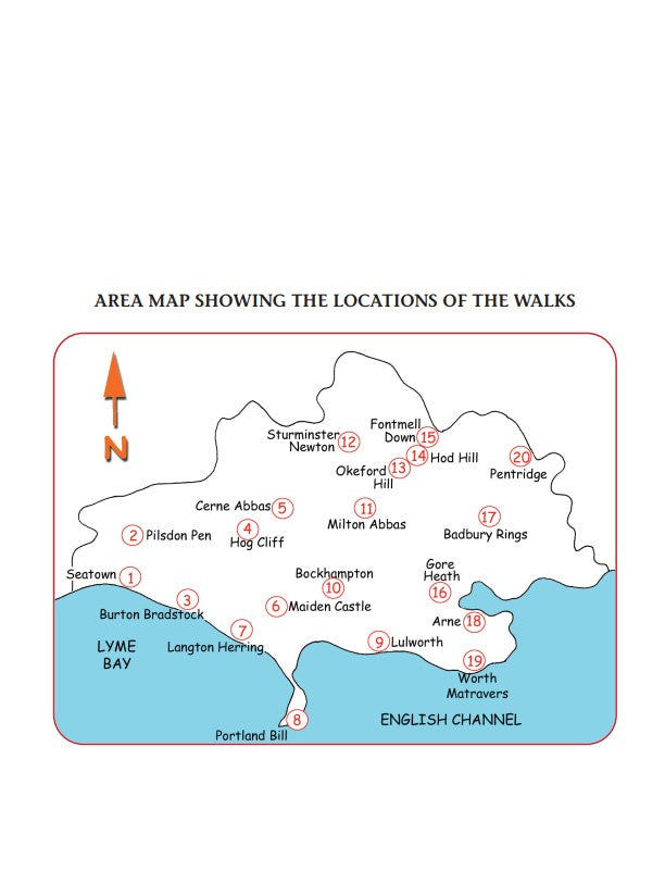 Kiddiwalks in Dorset cover Things to do in Dorset with children kids location of walks area map