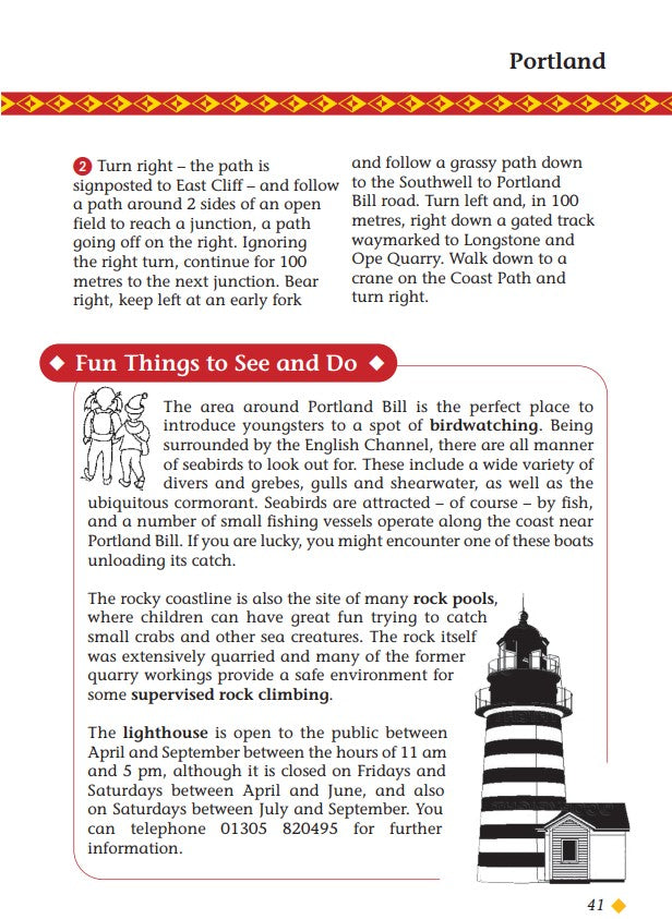 Kiddiwalks in Dorset cover Things to do in Dorset with children kids sample page