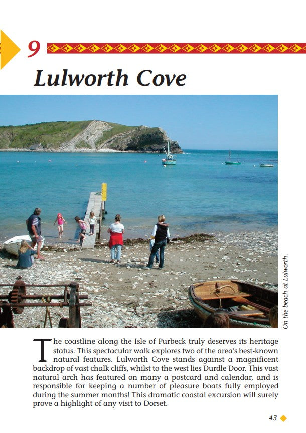 Kiddiwalks in Dorset cover Things to do in Dorset with children kids sample page