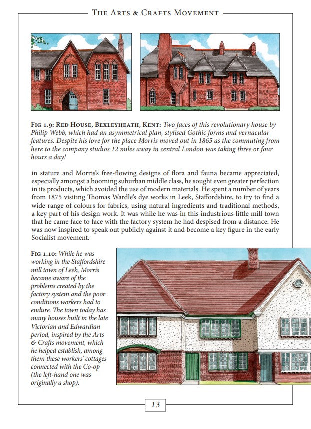 Arts & Crafts House Styles book sample page