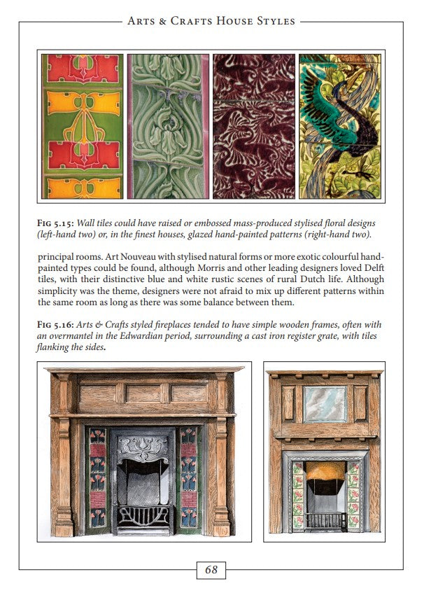 Arts & Crafts House Styles book sample page