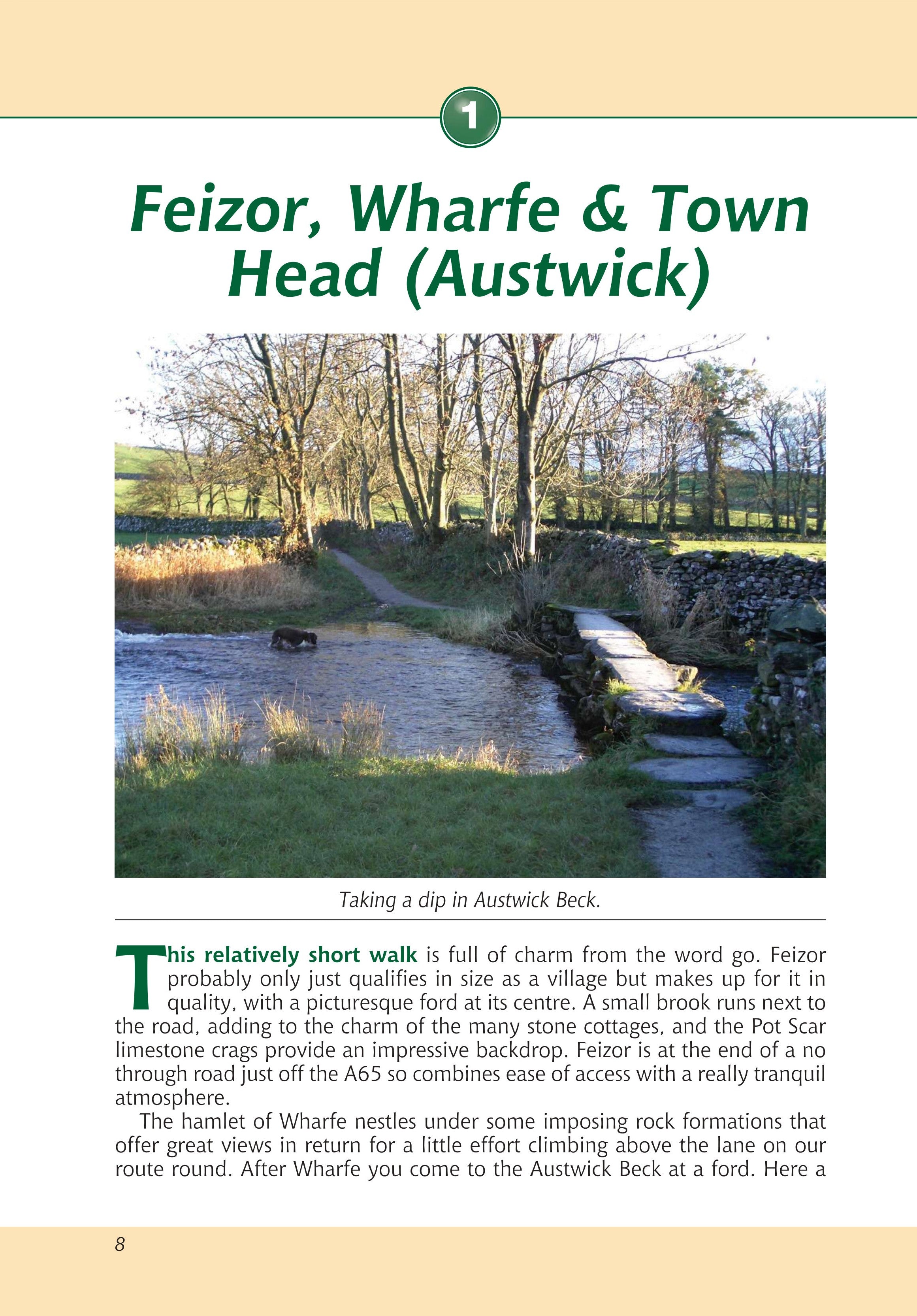 Yorkshire Dales A Dog Walker's Guide sample walk. 20 circular dog walks.