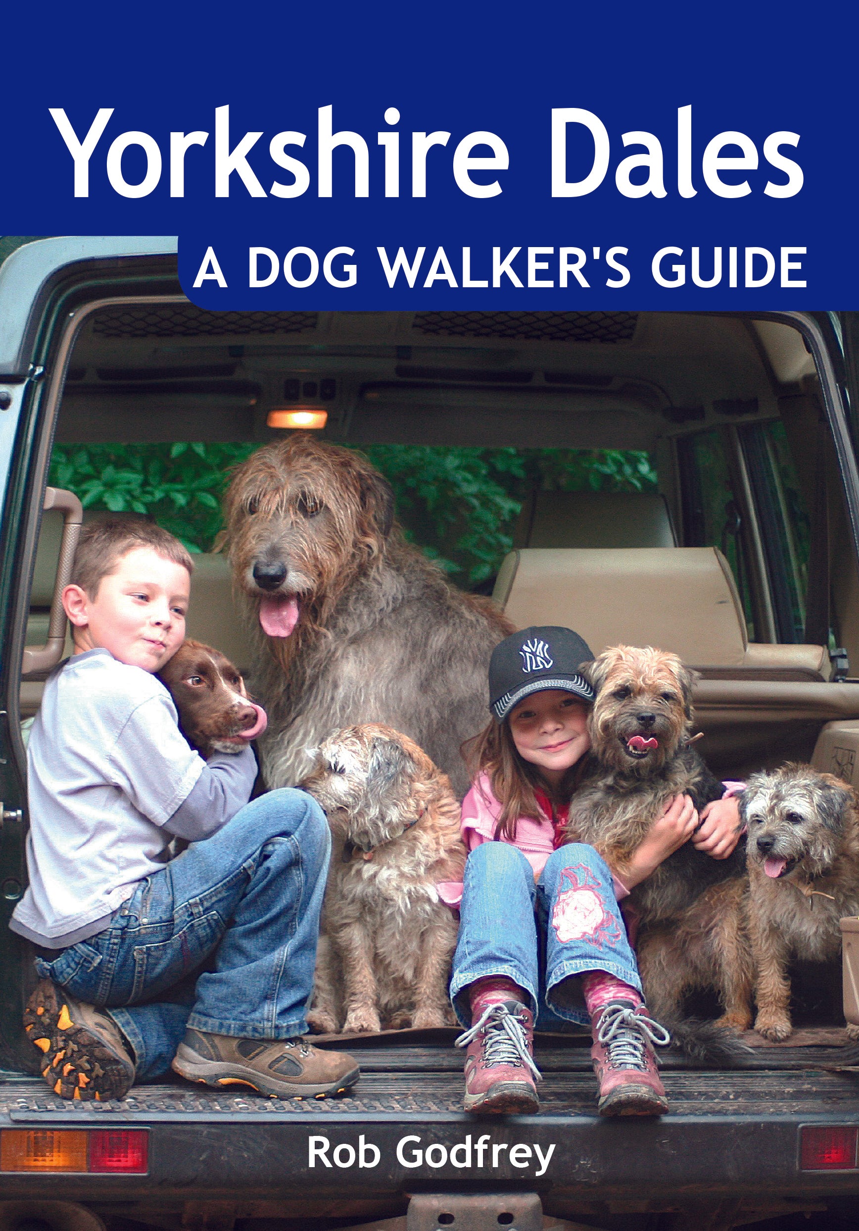 Yorkshire Dales A Dog Walker's Guide book cover. Best dog walks. 