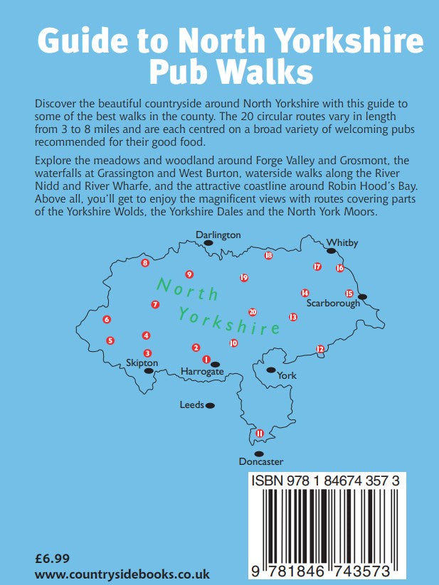 Guide to North Yorkshire Pub Walks: Walking Guide Featuring 20 Circular Walks & Pub Recommendations