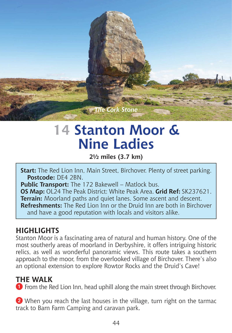 Short Walks in Derbyshire & the Peak District 20 circular walks for all the family sample page