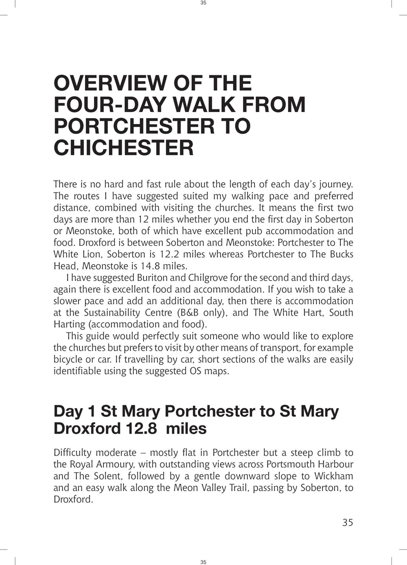 Mary's Crescent - A four-day walk from Portchester Castle to Chichester Cathedral, through the South Downs National Park