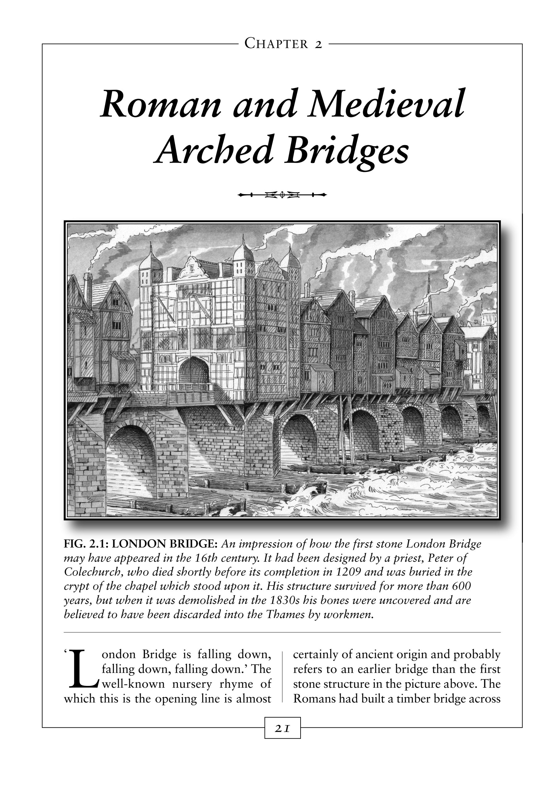 Bridges Explained: History of Britain's Finest Bridges, How They Work & the People Who Made Them Including Viaducts & Aqueducts sample page Roman and Medieval arched bridges