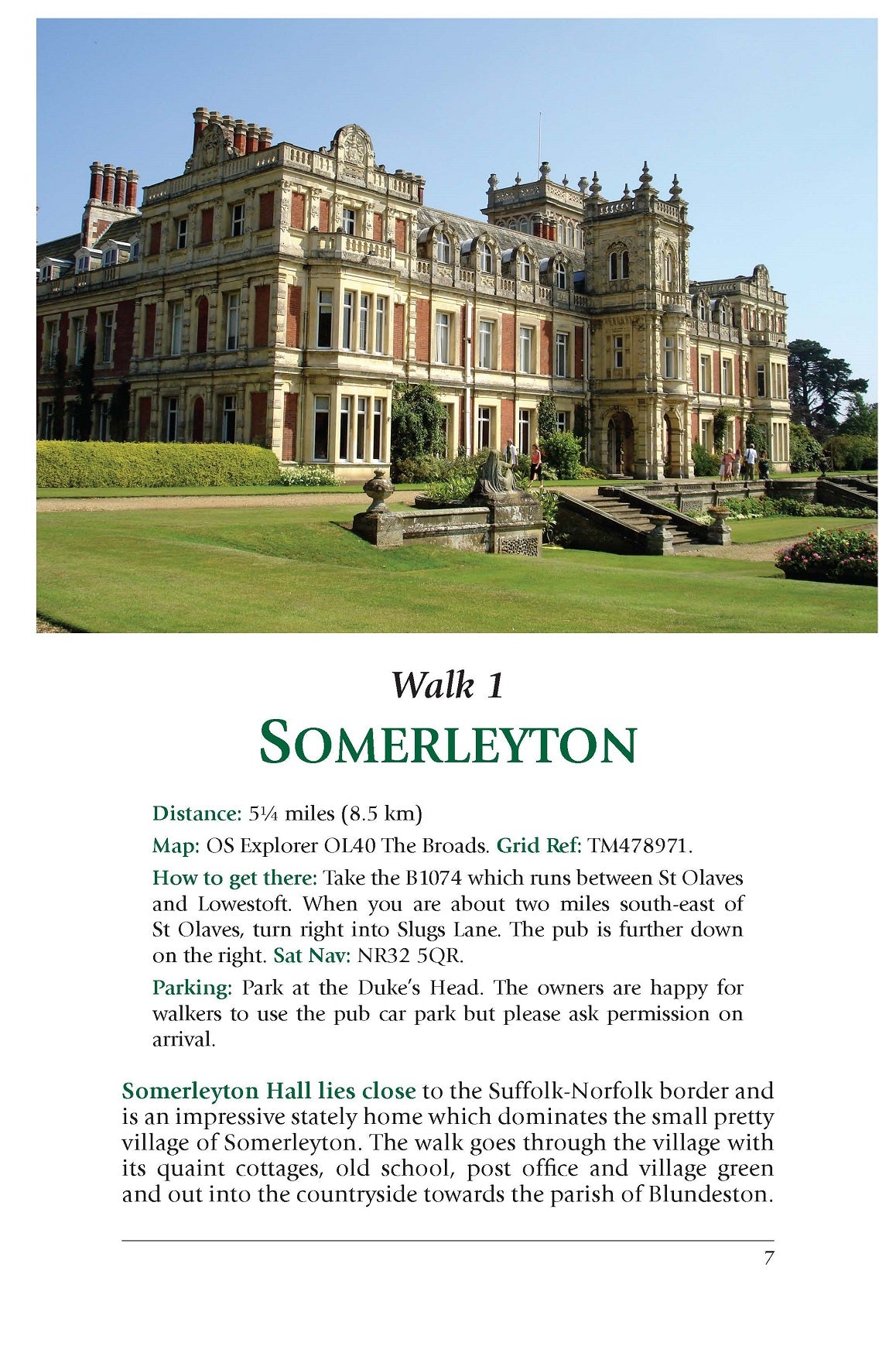 Suffolk Pub Walks sample walk