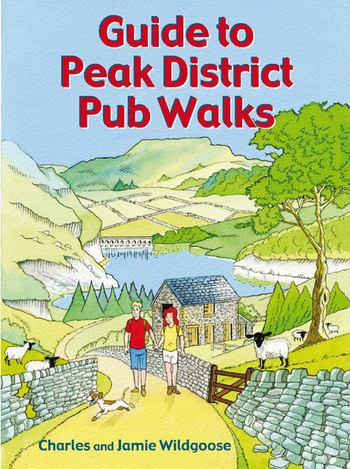 Guide to Peak District Pub Walks book cover. Countryside walks.