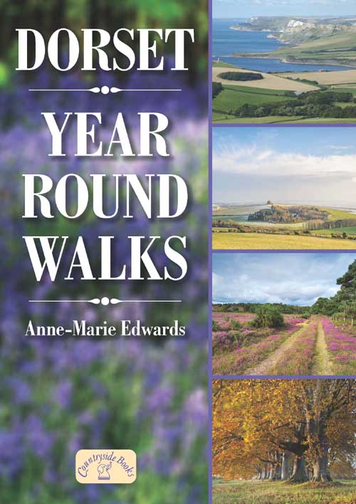 Dorset Year Round Walks book cover. Countryside walks for all seasons.