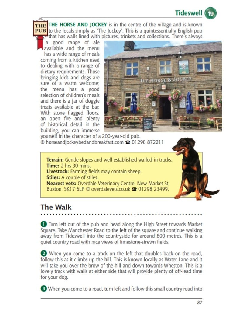 Derbyshire & the Peak District Dog Friendly Pub Walks Horse & Jockey pub Tideswell