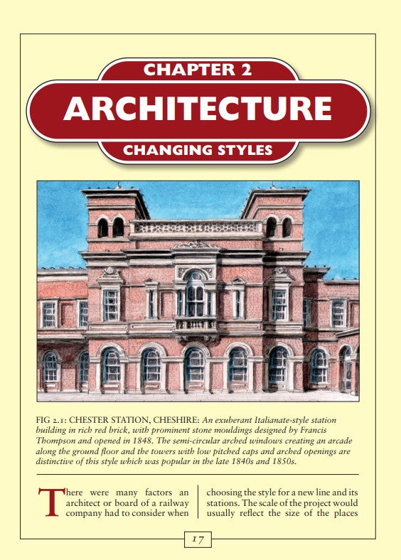 Britain's Railway Architecture & Heritage changing styles what's in the book