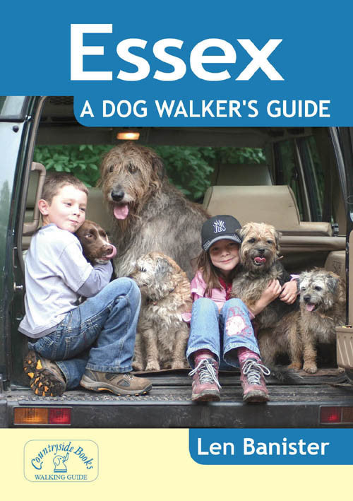 Essex A Dog Walker's Guide book cover. Local Dog Walks.
