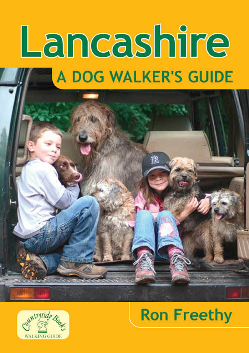 Lancashire A Dog Walker's Guide book cover. Local Dog Walks. 
