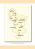 Derbyshire & the Peak District A Dog Walker's Guide area map