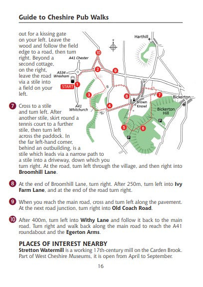 Guide to Cheshire Pub Walks sample walk