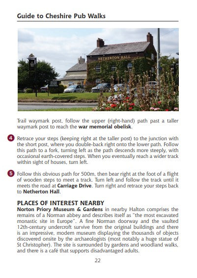 Guide to Cheshire Pub Walks sample walk